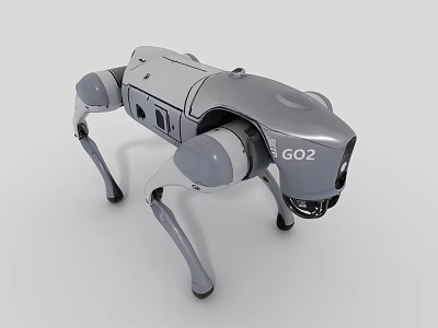 Smart Machine Quadruped Robot Model G02 With Mechanical Legs And Camera 3d model