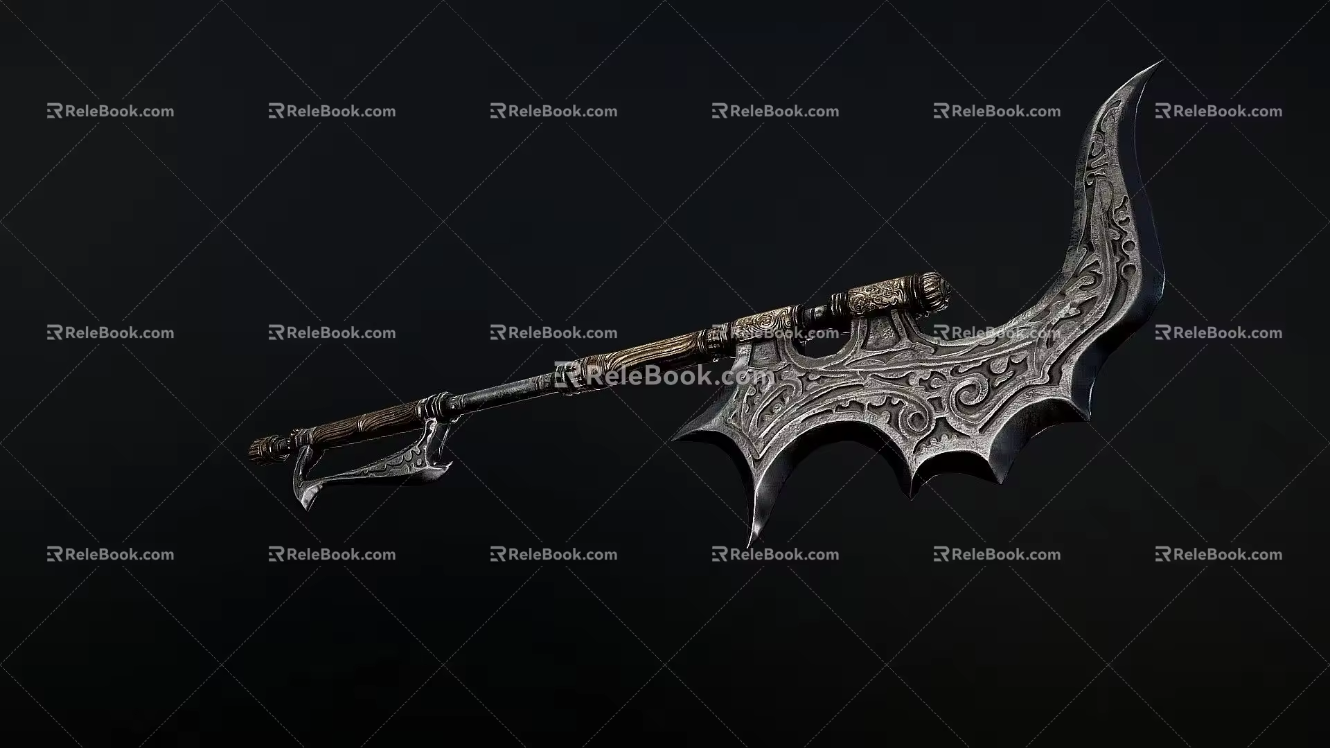 Fantasy Design Axe 3d model