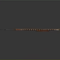 Rusty Serrated Knife Featuring Industrial Design And Metallic Reflection On Dark Background