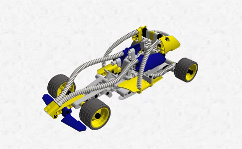 Modern toy car toy car 3d model