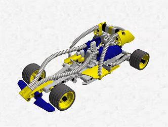 Modern toy car toy car 3d model