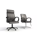 Comfortable Office Chairs With Adjustable Backrests Armrests And Different Base Designs