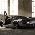 Lamborghini sports car Warehouse Abandoned Warehouse Car Super Run Raventon 3d model