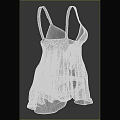 Stylish Pink Spaghetti Strap Dress with Bow Decoration and Lace Fabric
