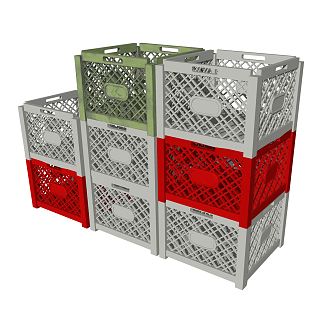 Modern Storage Basket Storage Basket 3d model