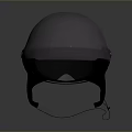 Shiny Metallic Combat Helmet With Face Shield Essential Weapon Protection Gear
