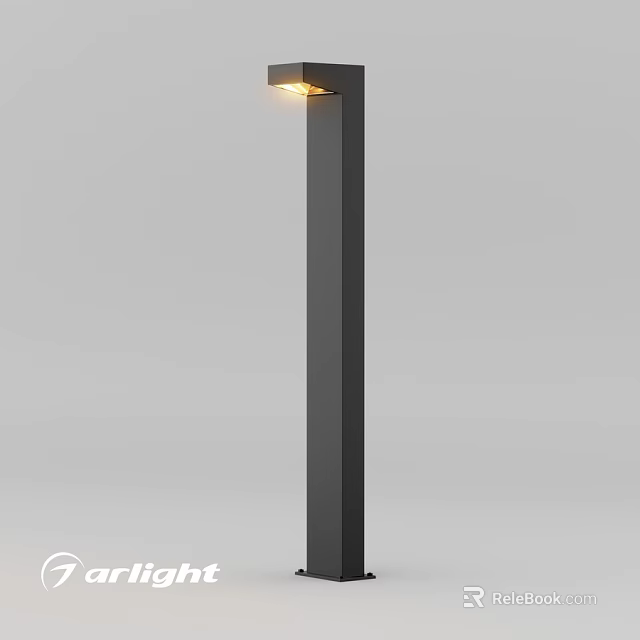 Modern Outdoor Light Pole With Bright Illumination For Garden And Patio 3d model 