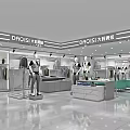 DAROISI Plus Size Men's Clothing Store Interior with Mannequins and Display Racks