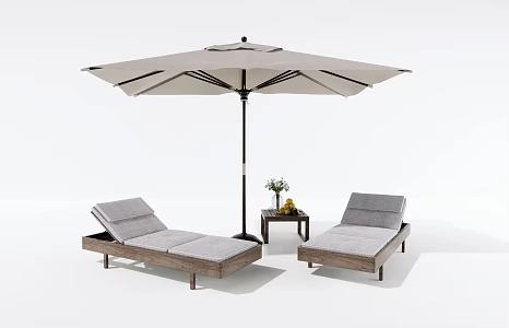 Modern Lounger Pool Lounger 3d model