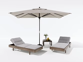 Modern Lounger Pool Lounger 3d model
