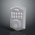 Kastar Numeric Keypad Security Lock Device With Integrated Keyhole For Home Security