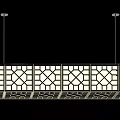 Elegant Modern Chandeliers with Artistic Curves and Geometric Grilles for Interiors