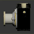 Vintage Film Camera With Metal Body And Lens As Classic Digital Collectible Equipment
