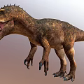 Realistic 3D Dinosaur Model With Horned Head Open Mouth And Detailed Skin Texture