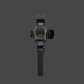 Tactical Modern Assault Rifle With Rail System Scope And Black Tan Ergonomic Grip