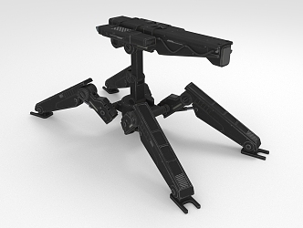 Modern Robot Sci-Fi Battle Robot 3d model