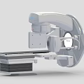 Advanced Medical Device For Diagnostic Imaging With Scanning Table And Circular Detector 3d model