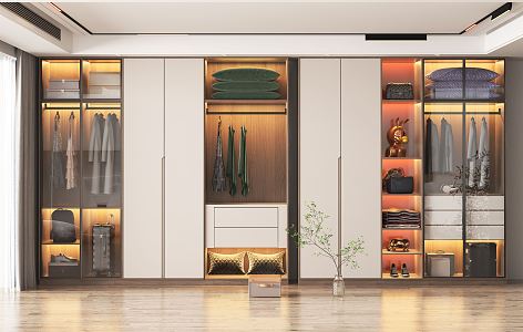 Modern wardrobe 3d model