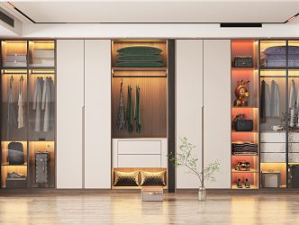 Modern wardrobe 3d model