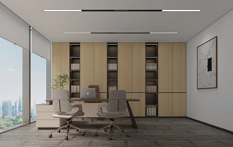 General Manager Office 3d model