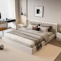 Double bed 3d model