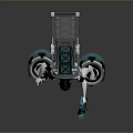 Flying Bag Single Soldier Backpack Flying Backpack Jet Backpack Sci-Fi Components High-Tech Components Sci-Fi Items 3d model