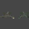 Howitzer WW2 Army Gun Cannon 3d model