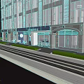 Modern Commercial Complex Exterior Featuring SOTTO COFFEE Shop Glass Facade And Outdoor Seating