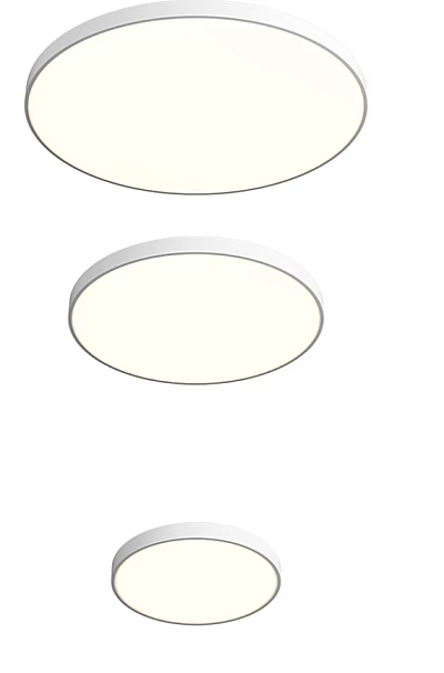Modern Round White LED Downlights And Spotlights For Home Ceiling Lighting 3d model