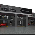 KAIWEI Automotive Service Center With Car Repair Bays Tires And Maintenance Tools