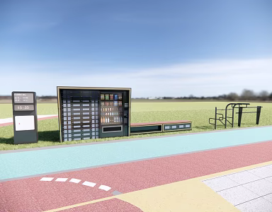 modern vending machine 3d model