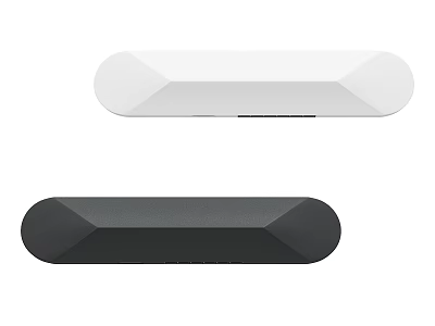 Modern White and Black Wall Lamp with Sleek Design for Home Interior Lighting 3d model