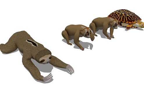 modern animal 3d model