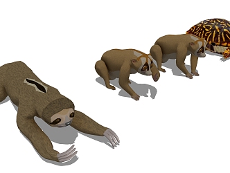 modern animal 3d model