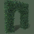 Green Plant Archway With Lush Foliage For Garden Decoration Design