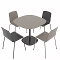 Modern Table And Chair Set With Minimalist Design For Home Dining Area