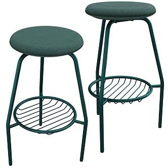 Modern Bar Stool Bar Chair 3d model