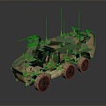 Bulletproof Car Armed Jeep Armed Car Armed Bulletproof Car Military Jeep Off-road Jeep Humvee 3d model