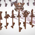 Modern Key 3d model