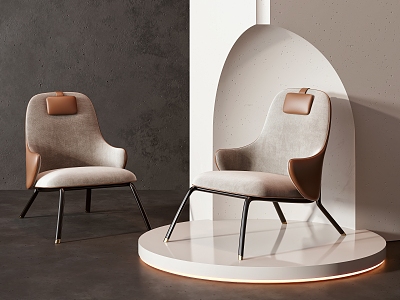 Modern single chair model