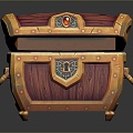 Cartoon Chest Treasure Chest Treasure Chest Jewelry Chest Cashbox Wooden Chest Game Chest Treasure Chest Pirate Chest 3d model