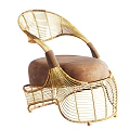 Outdoor Wicker Chairs With Various Designs And Cushioned Seats For Patio Garden Use