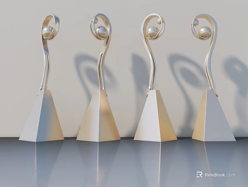 Modern Swing Door With Sleek Metal Frame And Clear Glass Panel Design 3d model