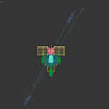 Advanced Spacecraft Mechanical Structure with Landing Gear and Robotic Arm for Cosmic Exploration Missions