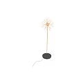 Modern Elegant Gold Floor Lamp With Crystal Ball Branch Design