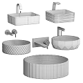 Black Bathtub Assortment Featuring Various Modern Shapes And Sleek Faucet Parts