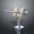 Turret Machine Gun Heavy Machine Gun Turret Sci-fi Tower Defense Game Tower Defense Sci-fi Turret Game Turret 3d model
