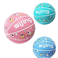 Assorted Colored Sijing Balls With Cartoon Patterns And World Football Design