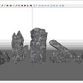 Rock Stone Stone Block Landscape Stone 3d model