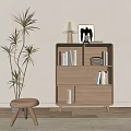 Nordic Bookcase 3d model